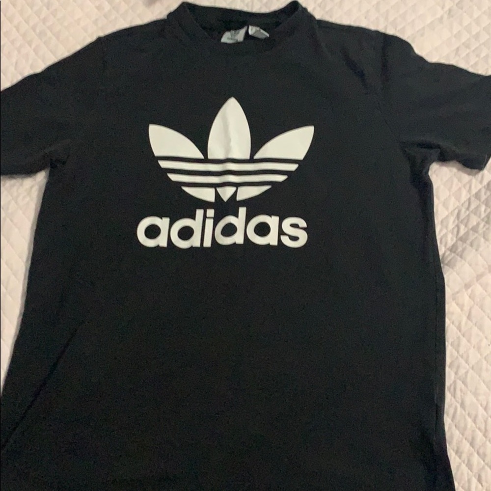 Adidas black tee